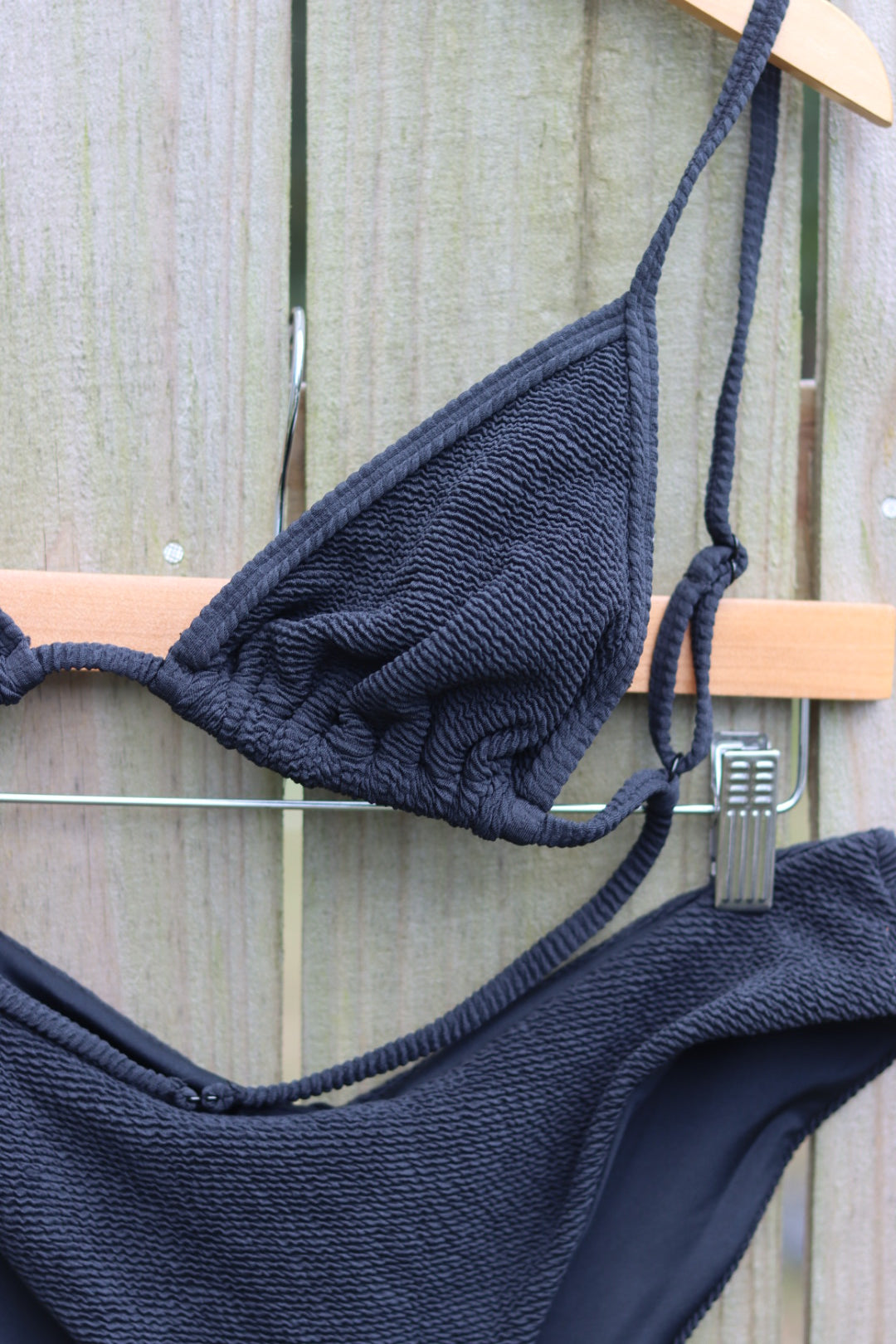 Strung Bikini Top in Black