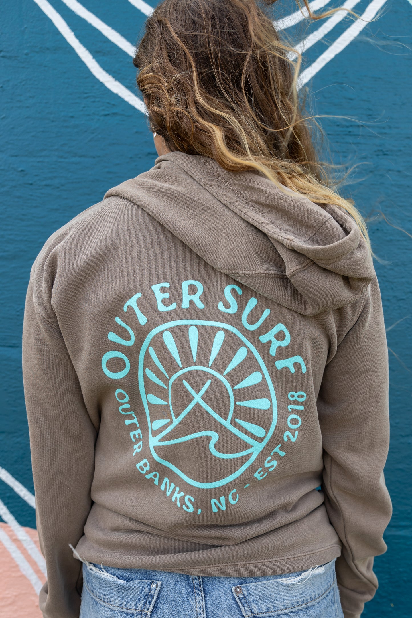 Outer Surf Logo Hoodie