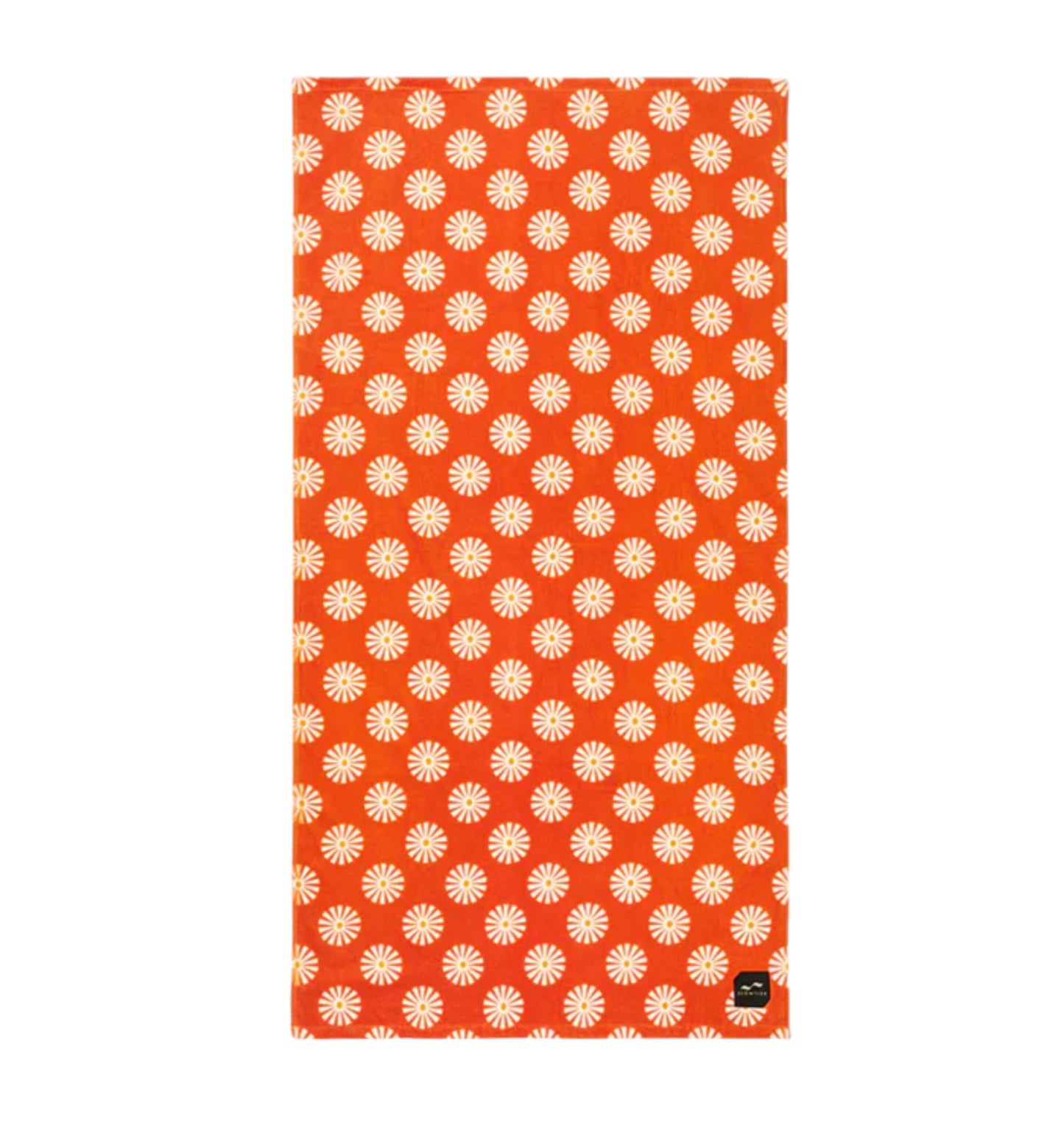 Red Sun Dazed Beach Towel