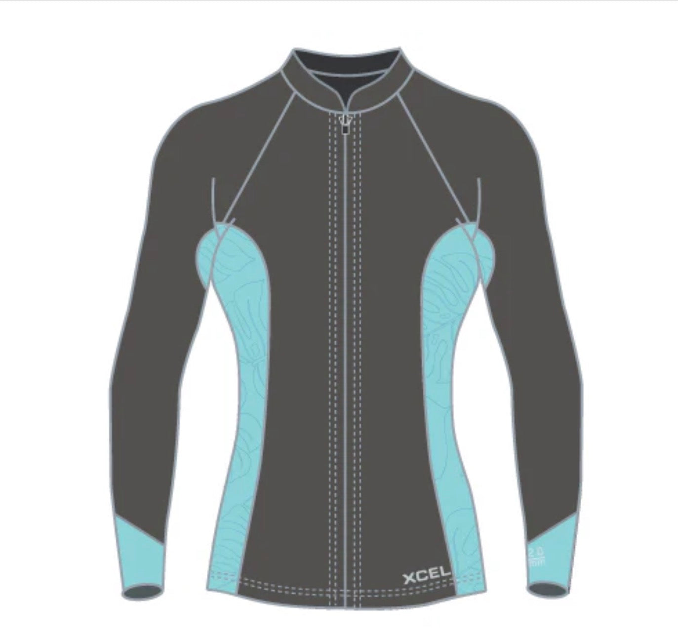 XCEL Girls’ Axis Front Zip Jacket 2/1mm