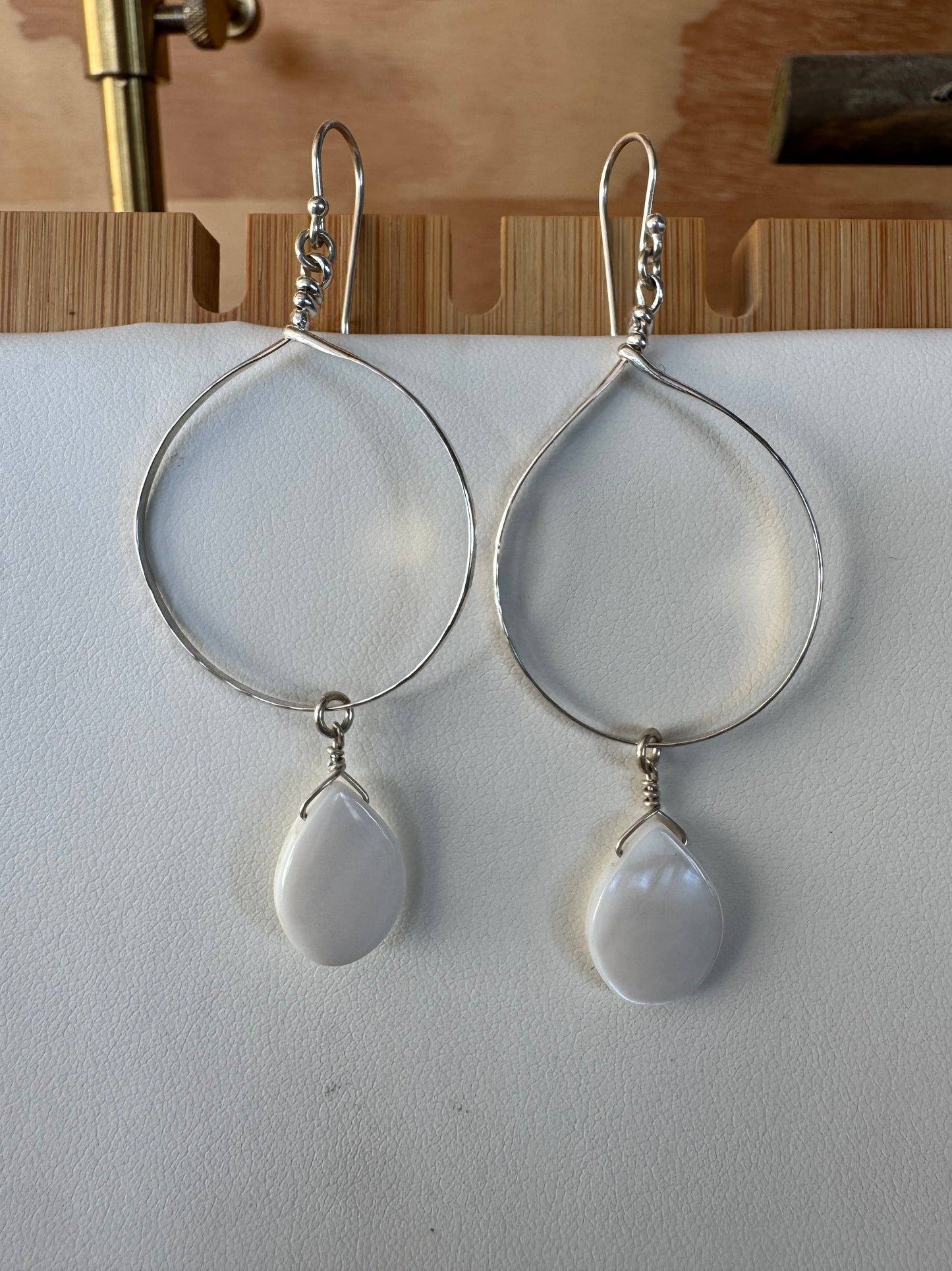 Pearl Hoop Earrings