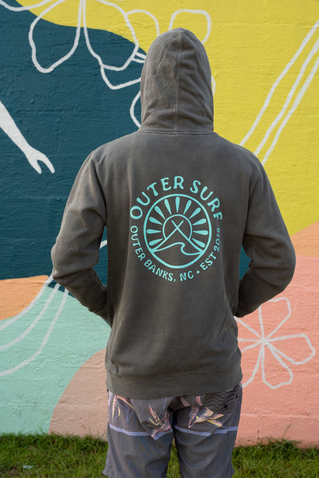 Outer Surf Logo Hoodie
