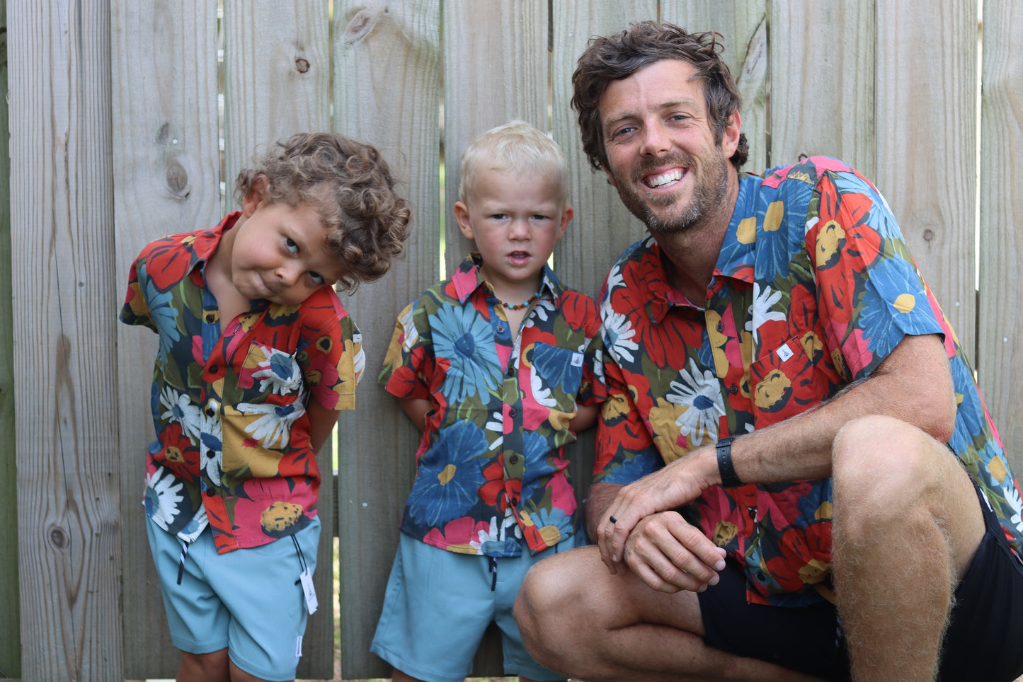Boys Camden S/S Button Up- Floral