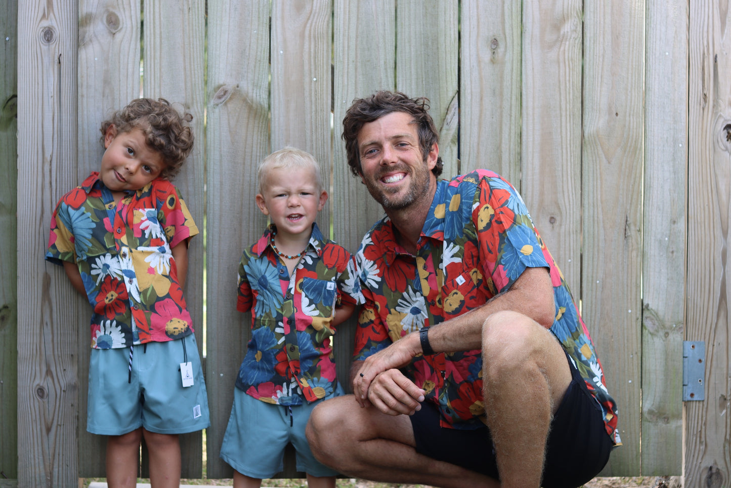 Boys Camden S/S Button Up- Floral