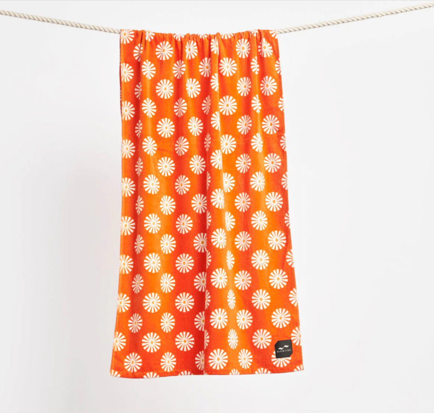 Red Sun Dazed Beach Towel