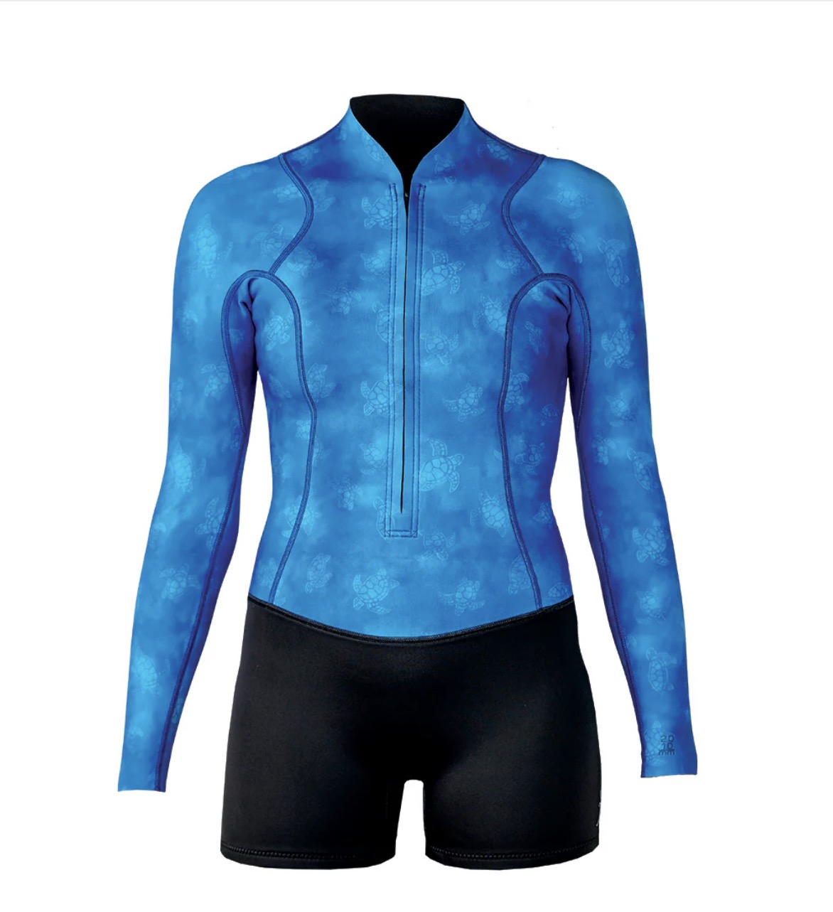 Women's Ocean Ramsey Water Inspired Axis Long Sleeve Front Zip Springsuit 2/1mm