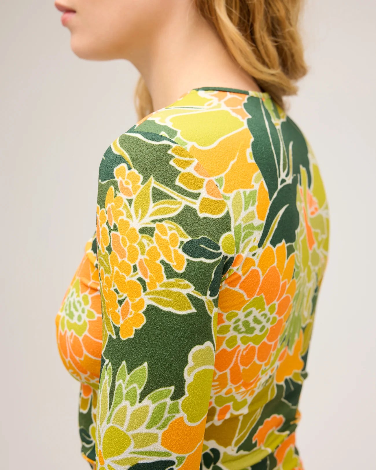 Palomar Crop Top Rashguard- Zest (Boucle)