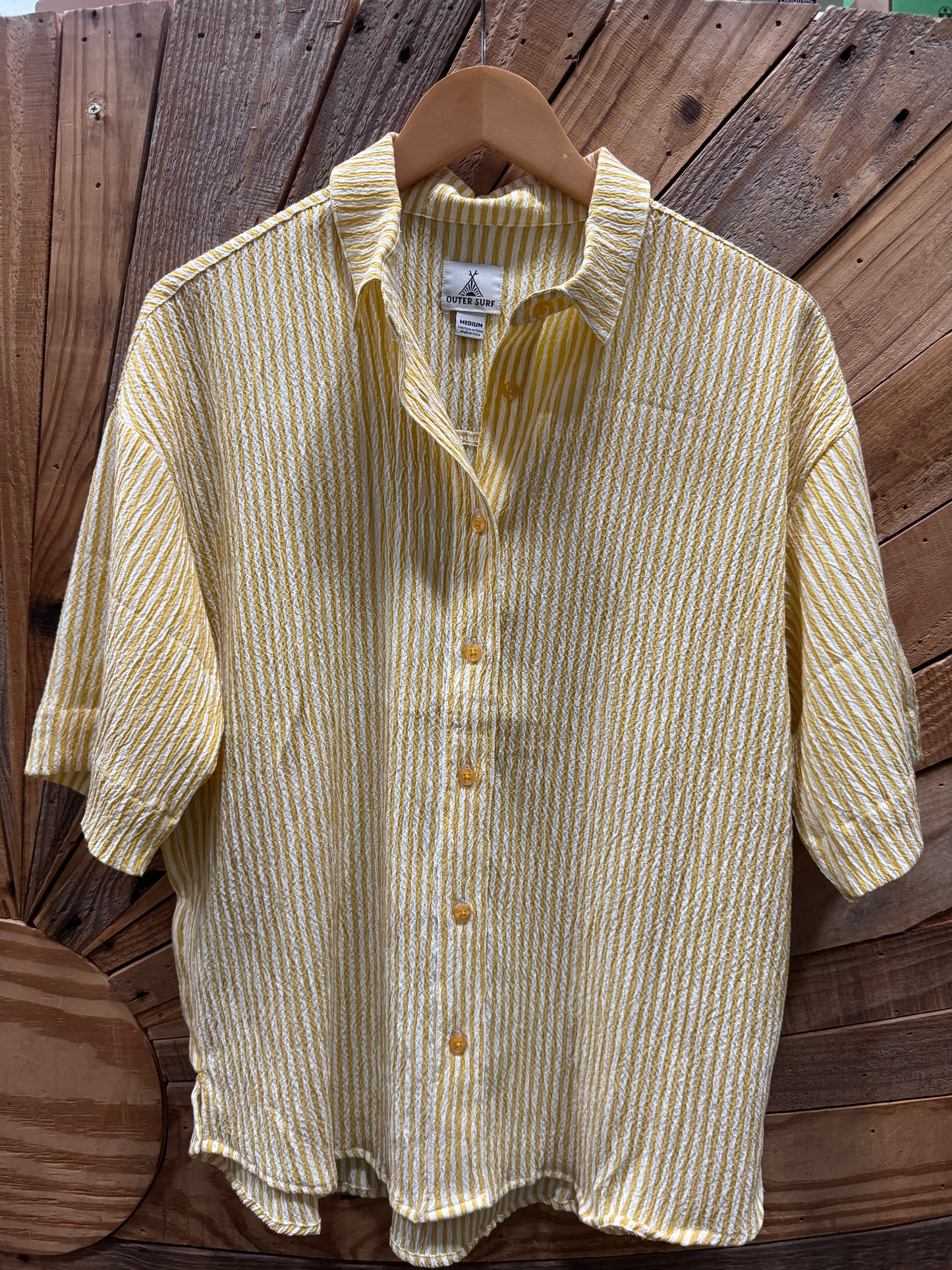 Myrtle Seersucker Button Up