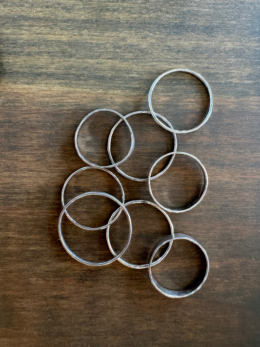 Sterling Silver Stackers