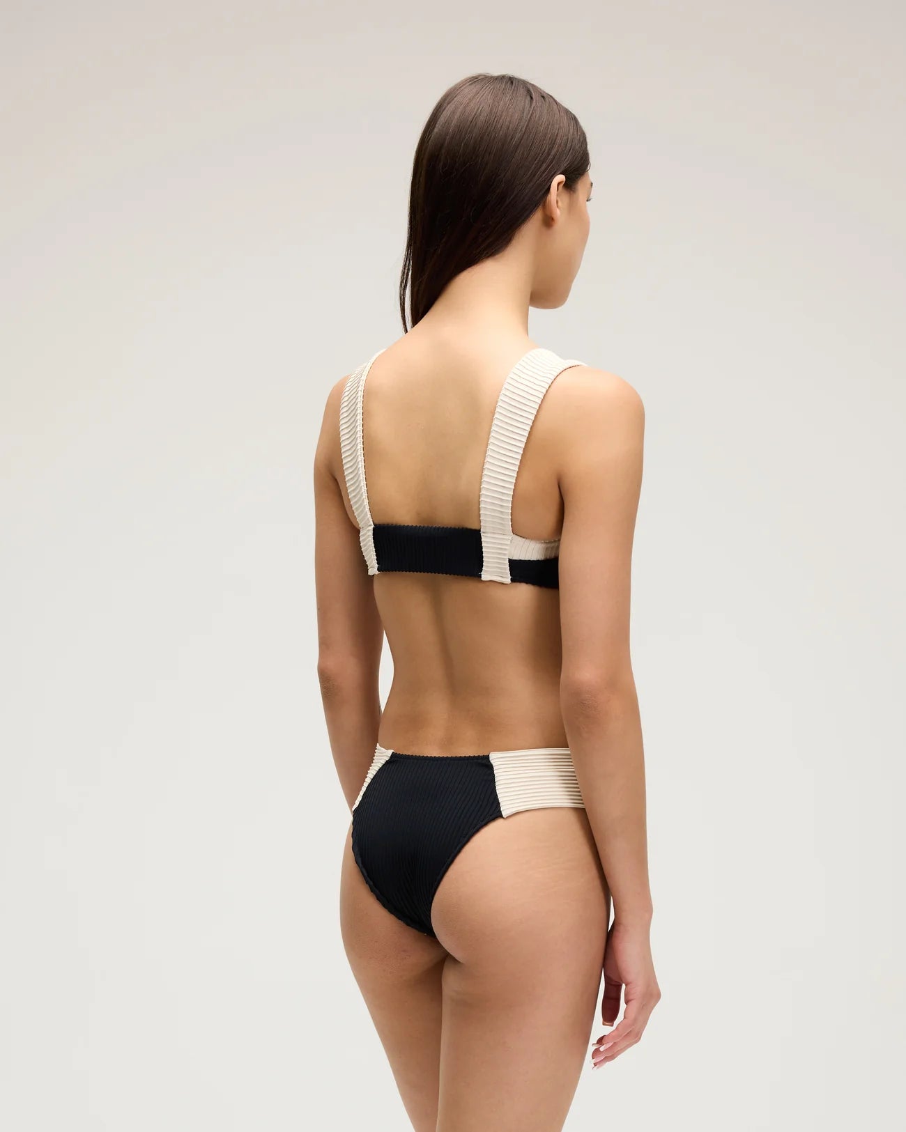 Fer Bikini Top - Black/Ivory