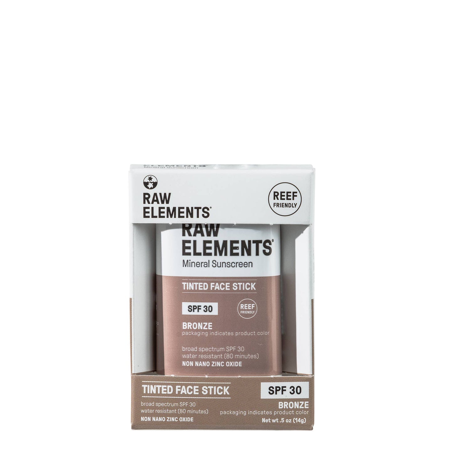 RAW ELEMENTS TINTED FACE STICK SPF 30